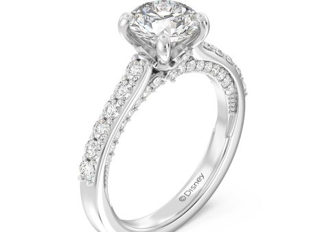 Enchanted Star Lab Grown Diamond Aurora Engagement Ring with Hidden Accent Details Discount