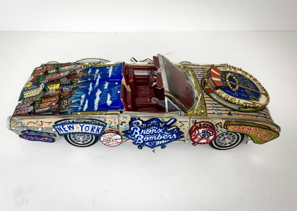 1962 NY Yankees Original 3-D Hand Painted Metal Car Online Sale