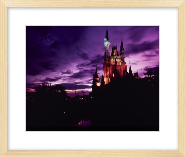 Walt Disney World, Cinderella Castle Purple Sky  from Disney Photo Archives For Sale