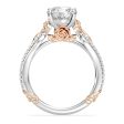 Enchanted Star Lab Grown Diamond 14K Gold Belle Vintage Engagement Ring Hot on Sale