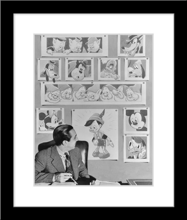 Walt & Animated Characters  from Disney Photo Archives Online Sale