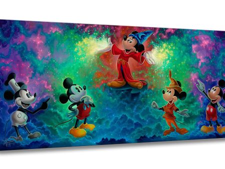 Mickey s Colorful History  by Jared Franco |Signed and Numbered Edition Supply