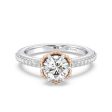 Enchanted Star Lab Grown Diamond 14K Gold Ariel Seashell Basket Engagement Ring Hot on Sale