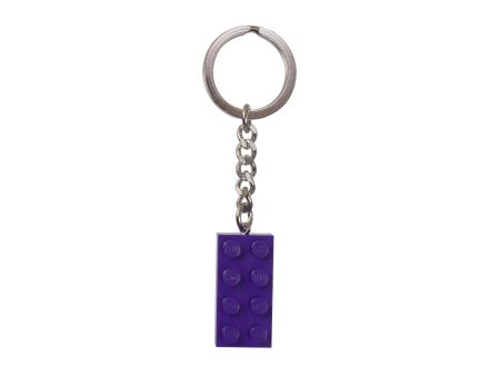 853379 | LEGO® Iconic Key Chain 2x4 Stud Purple Online