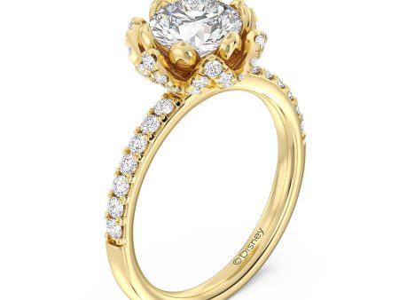 Enchanted Star Lab Grown Diamond Tiana Water Lily Engagement Ring Online Sale