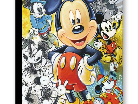 90 Years of Mickey Mouse  by Tim Rogerson | Signed and Numbered Edition Cheap