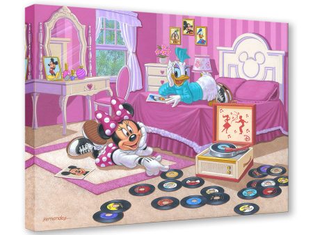 Minnie and Daisy’s Favorite Tune  by Manuel Hernandez | Signed and Numbered Edition on Sale