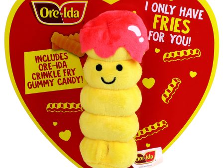 Ore Ida Crinkle Fry Heart Box with Gummy Candy & Plush Toy For Discount