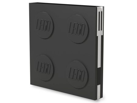 IQ52447 | LEGO® Locking Notebook with Gel Pen - Black For Discount