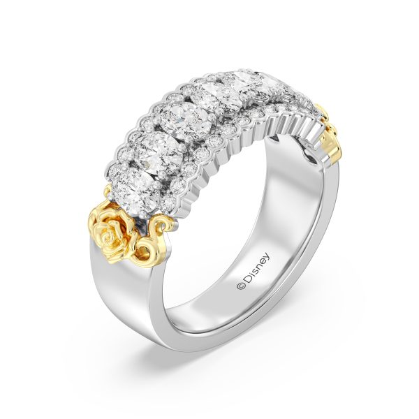 Enchanted Star Lab Grown Diamonds Belle Rose Anniversary Band Online now