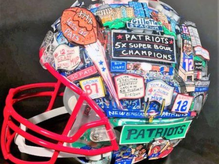 New England Patriots Full Size Helmet Supply