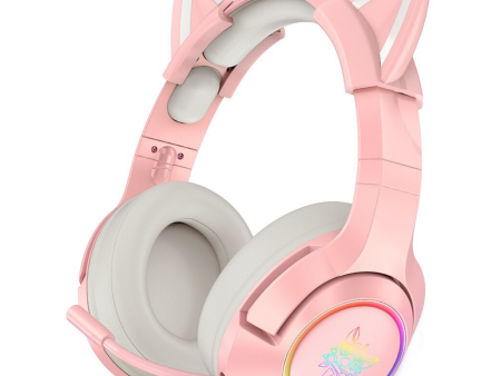 Pink Cat Ears Gaming Headset For Discount