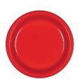 Apple Red Plastic Plates 9in, 20pcs Discount