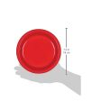 Apple Red Plastic Plates 7in , 20pcs Hot on Sale