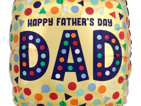 Happy Fathers Day Dad Balloon 18in Online Hot Sale