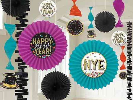 Colorful Confetti Fan Decorating Kit Fashion