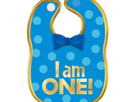 1st Birthday Boy Fabric Bib For Discount