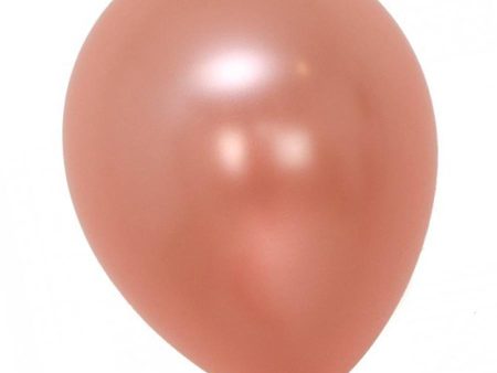 Rose Gold Pearlized Latex Balloons 12in, 100pcs on Sale