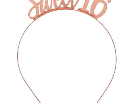 Sixteen Blush Headband Metal Sale