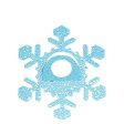 Snowflakes Stick-A-Tab Balloon Weight on Sale