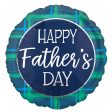 Father s Day Checks Round Foil Balloon 18in Sale