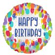 Satin Painterly Dots Birthday18in Cheap