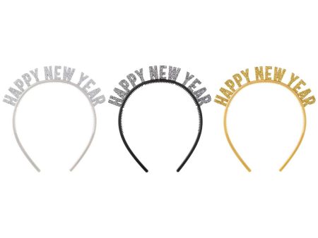 Happy New Year Headband Glitter Online Hot Sale