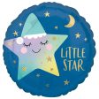 Sleepy Little Star Foil Balloon 18in For Cheap