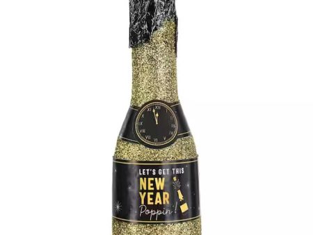 New Years Mini Glitter Bottle Confetti Popper For Sale