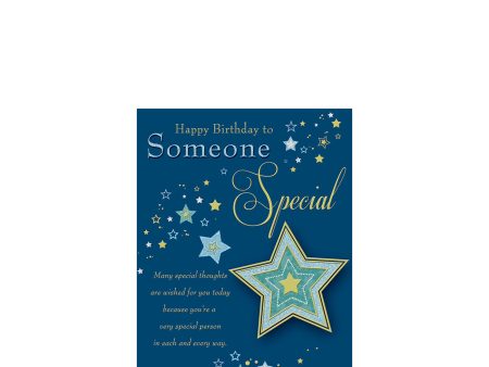 Someone Special Birthday Greeting Card 9in X 6in Online