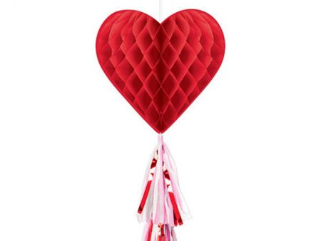 Valentines Day With Tail Honeycomb 22in Discount