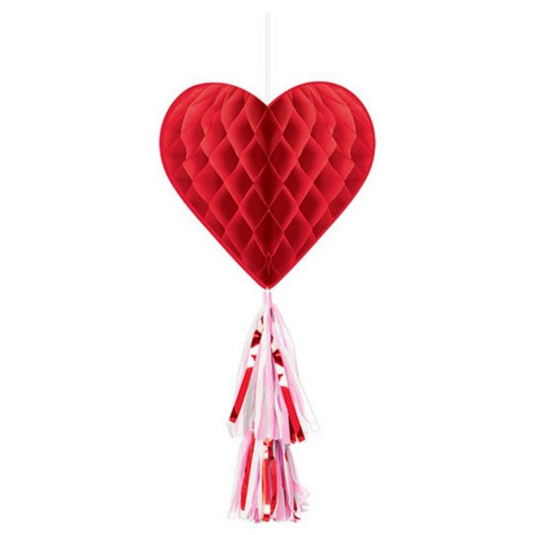 Valentines Day With Tail Honeycomb 22in Discount