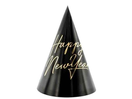 Happy New Year Party Hats 6pcs Online