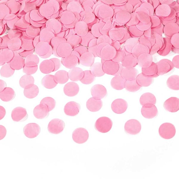 Pink Confetti Round Paper Cannons 40cm For Discount