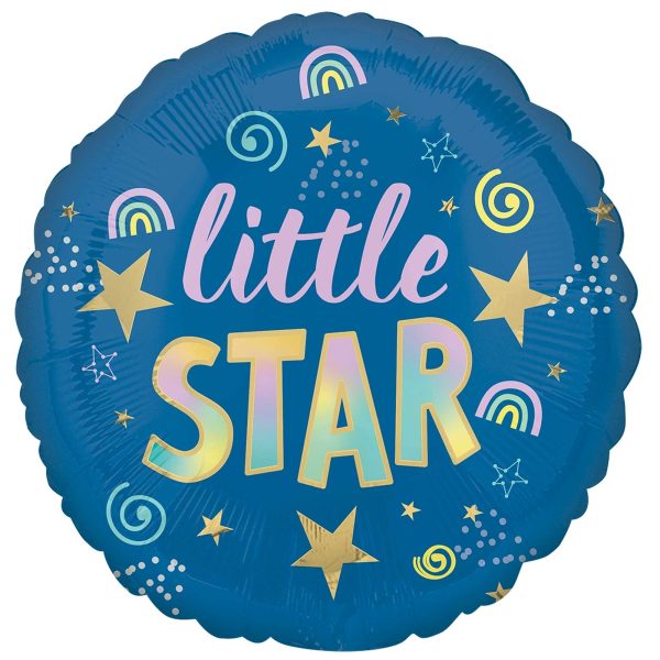 Sleepy Little Star Foil Balloon 18in For Cheap