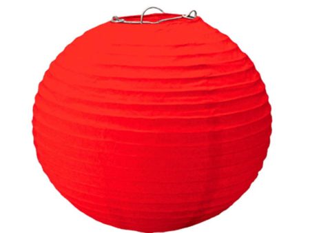 Apple Paper Lantern With Metal Frame 15.50in Online