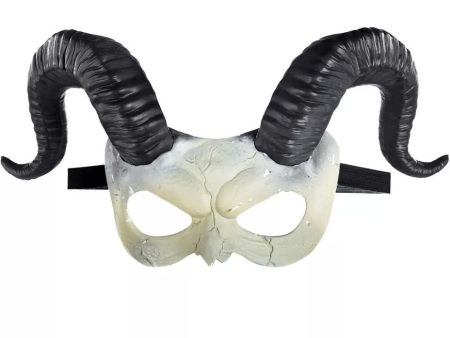 Adult Ram Horns Mask on Sale