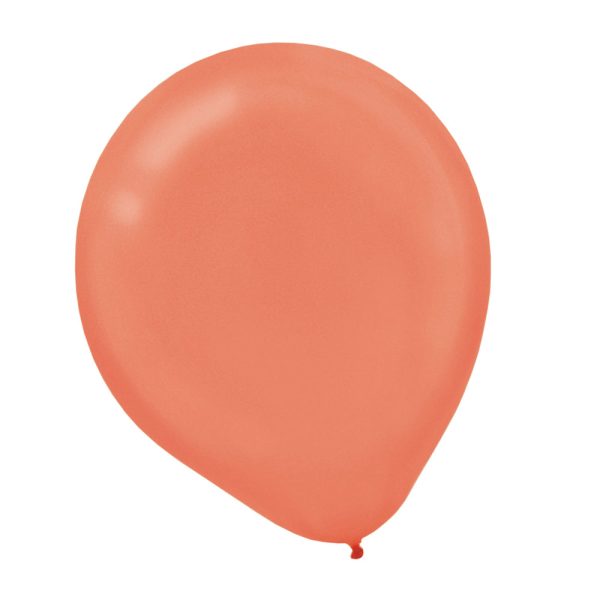 Rose Gold Pearlized Latex Balloons 24in, 4pcs Online Sale