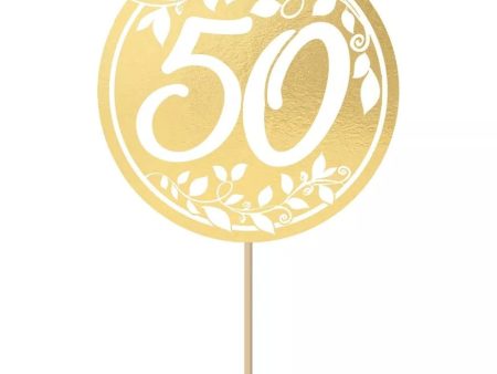 50th Anniversary Hot-Stamped Picks-Silver, 24pcs on Sale