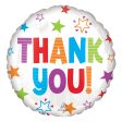 Thank You Colorful Stars Foil Balloon 18in Hot on Sale