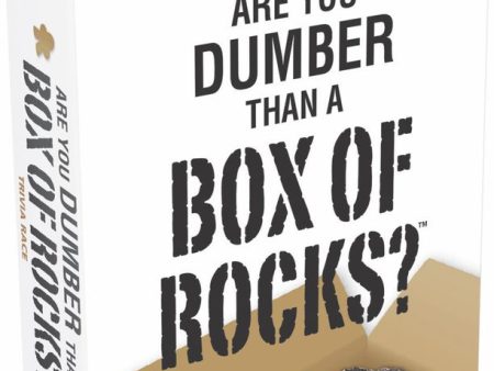 Are You Dumber Than a Box of Rocks? For Cheap